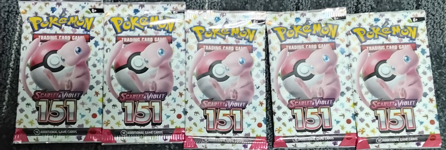 5 booster packs for 55$