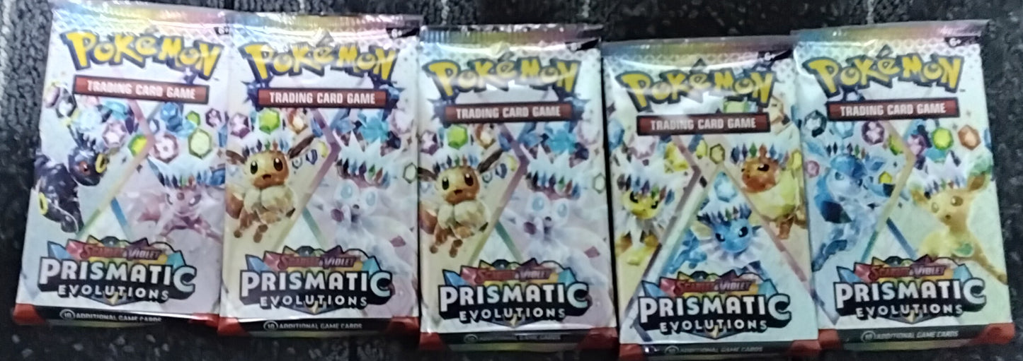 5 prismatic packs for 55$